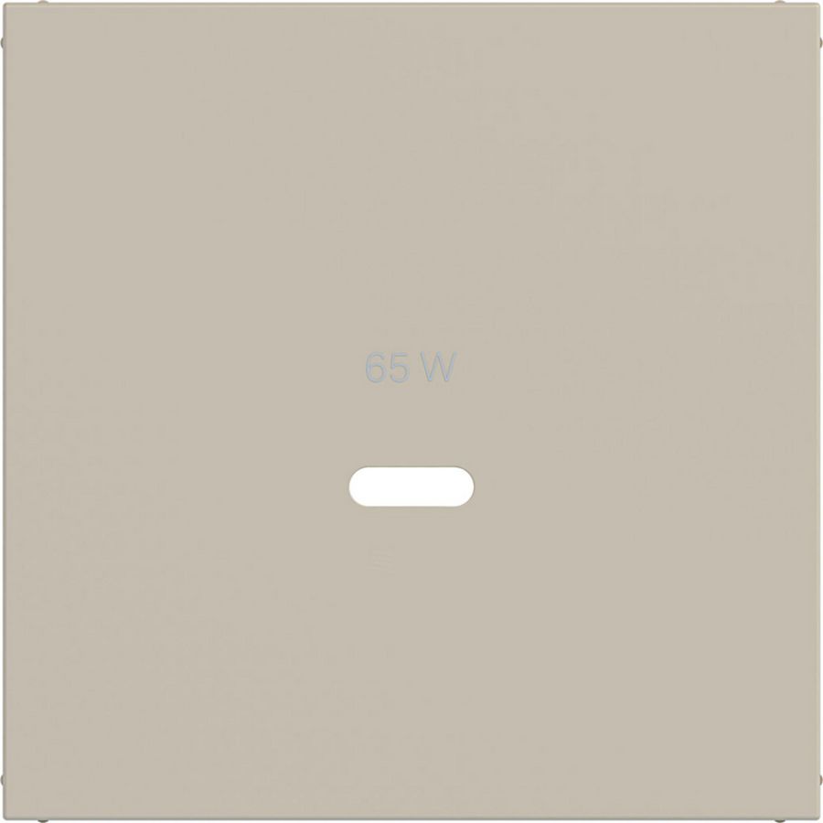 Centraalplaat voor USB-C-contactdoos, A.x/C.x, sand, mat
