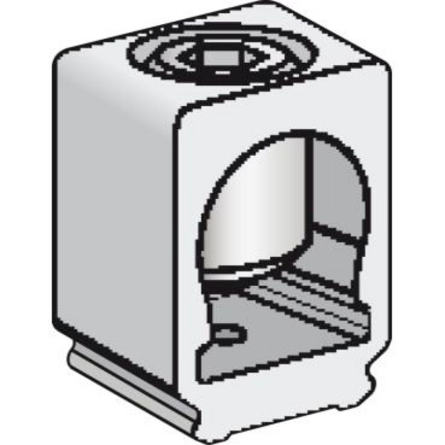 Aluminium kooiklemmenkit Set van 3 Acc. Powerpact H/J-Frame
