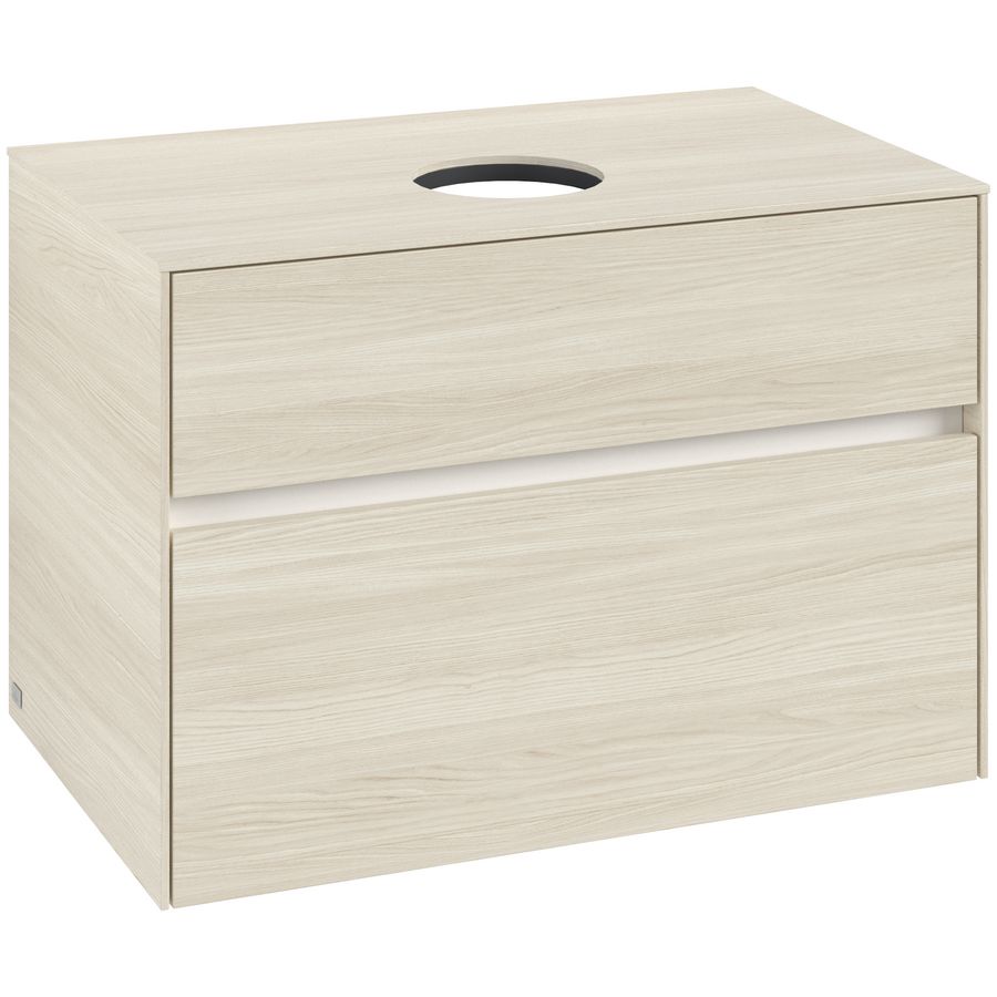 Wastafelonderkast Collaro 800x548x500mm White Oak C03700AA