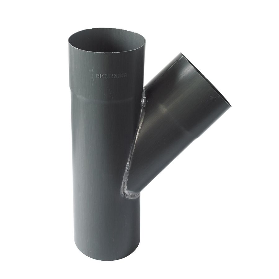 Zinken graphite-grey HWA T-stuk 100mm 45°