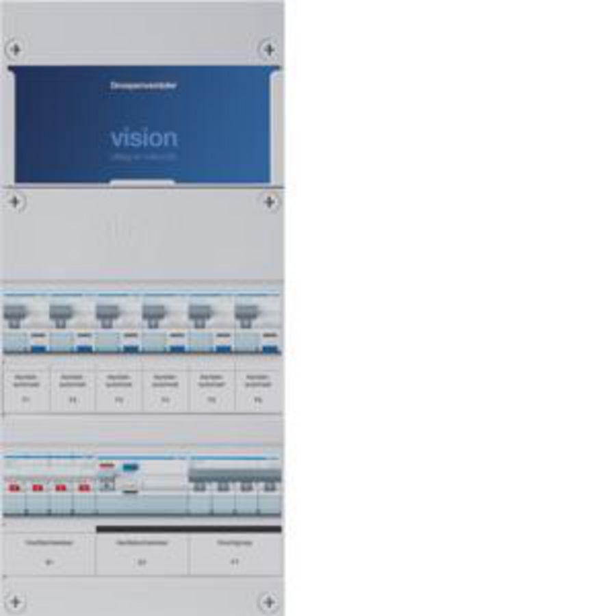 Groepenkast 6-groepver. HS HACO/HACO+K 3-fase