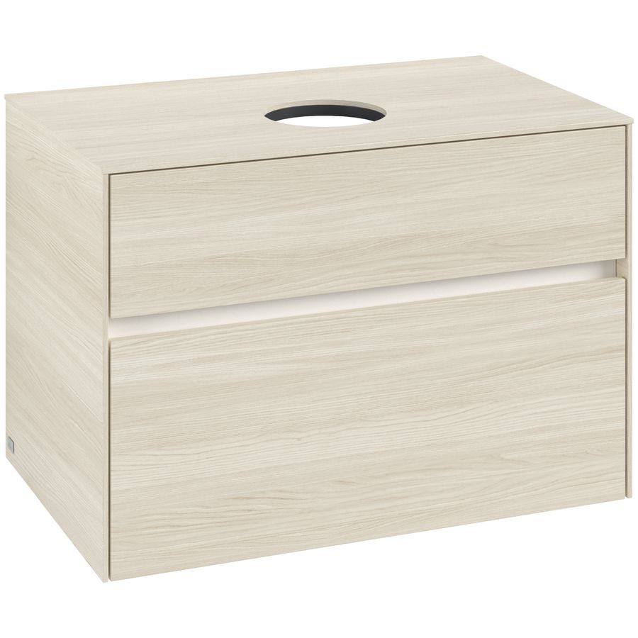 Wastafelonderkast Collaro 800x548x500mm White Oak C037B0AA