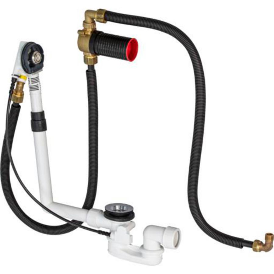 Multiplex Trio badafvoer/vul+overloopcombinatie 560mm x1.1/2 incl. onderbreker excl. afbouwset