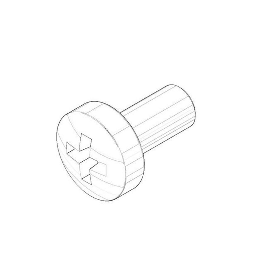 Bevestiging Lenskopschroef met kruisgleuf M4x8mm