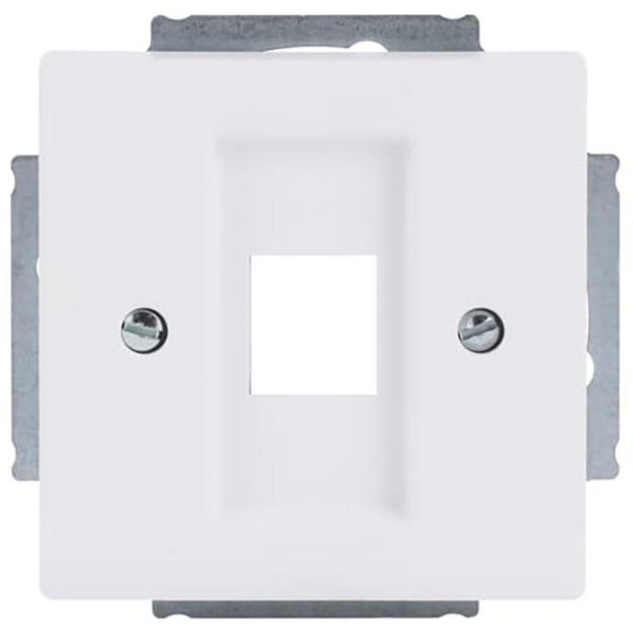 Centraalplaat 1 x MJ 216000-2/216005-4 f-matwit (2561-884)