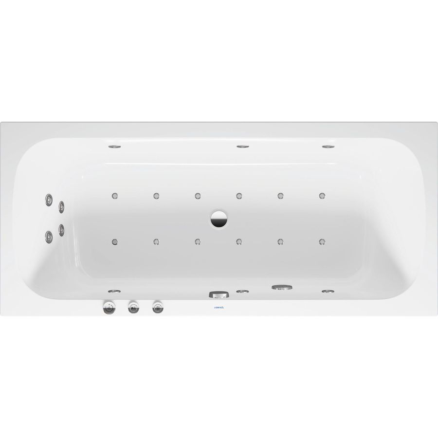 Qatego Whirlbad Wit 1800x800x480mm 760614000CP1000