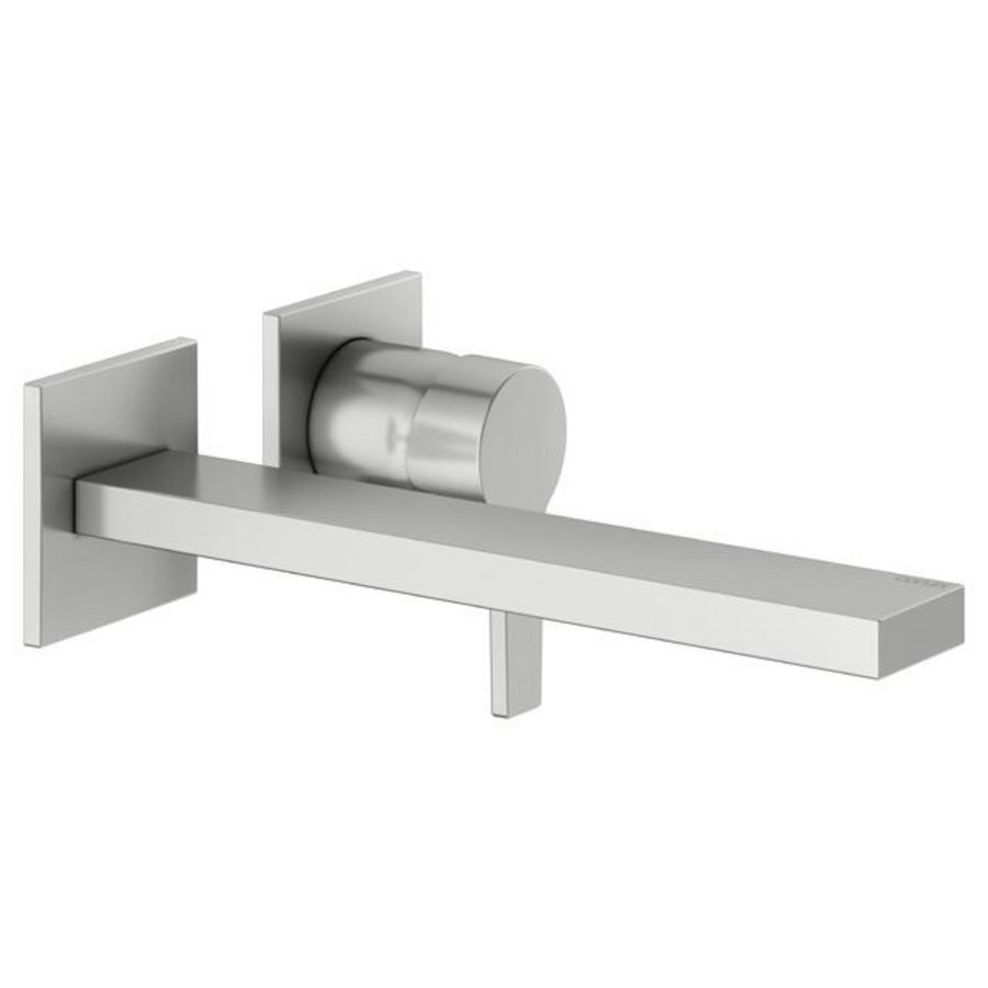 1-hendel wastafelmengkraan opbouwmontage DN 15 rvs finish