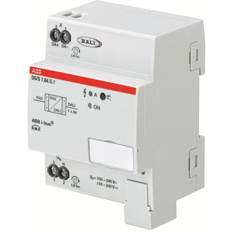 DALI Gateway Colour KNX 1-voudig 64 ballasten