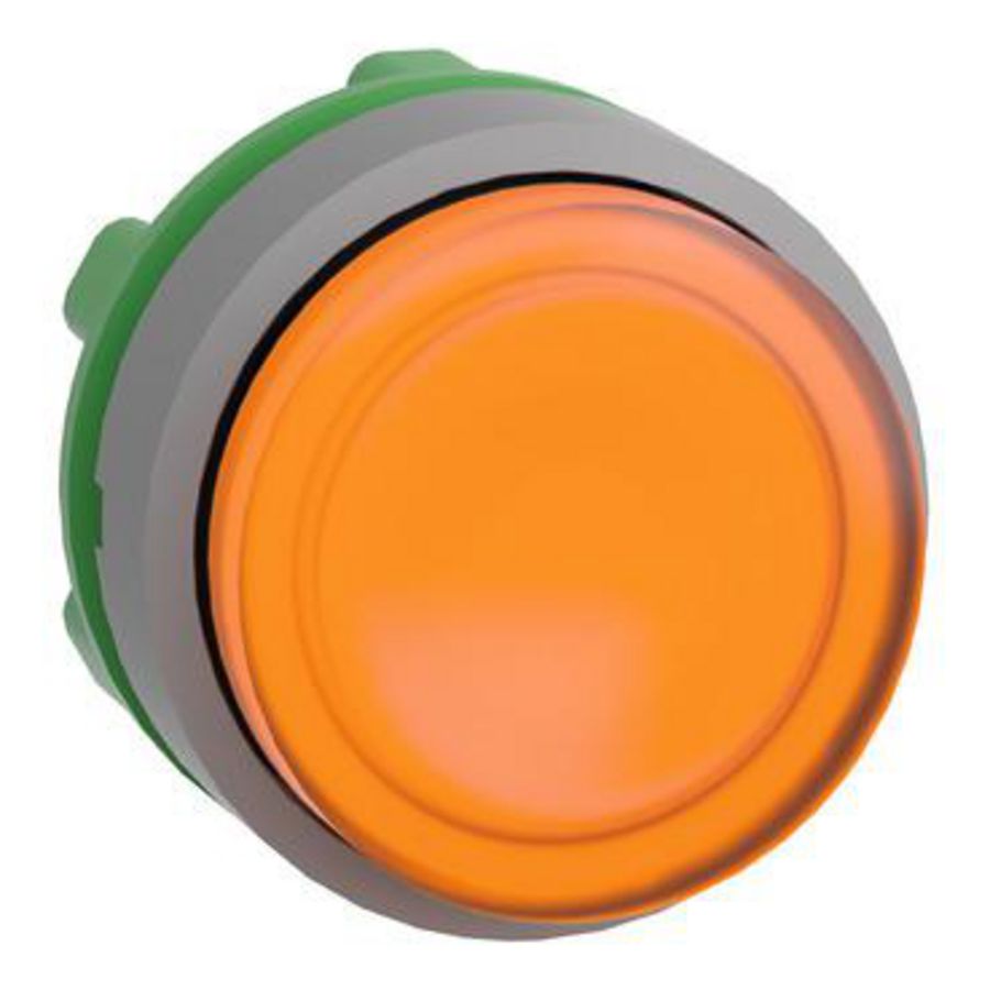 orange projecting illum pushbutton head integRALLED cp grey