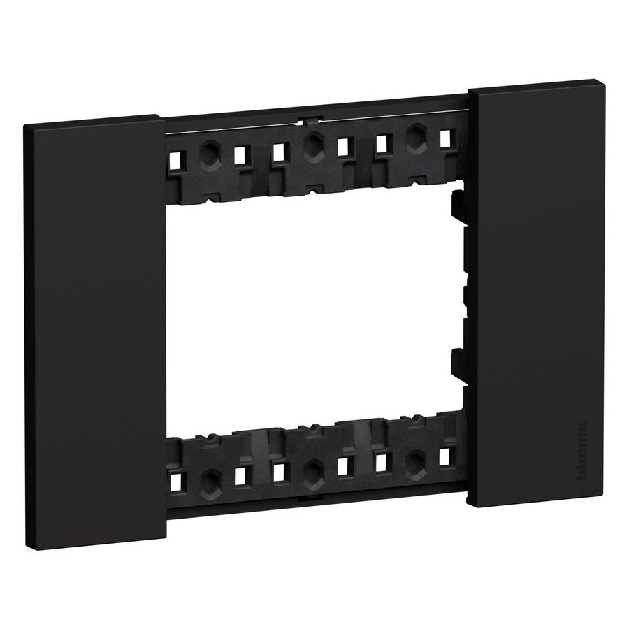 Afdekplaat 3 module zwart K4703 LivingNow