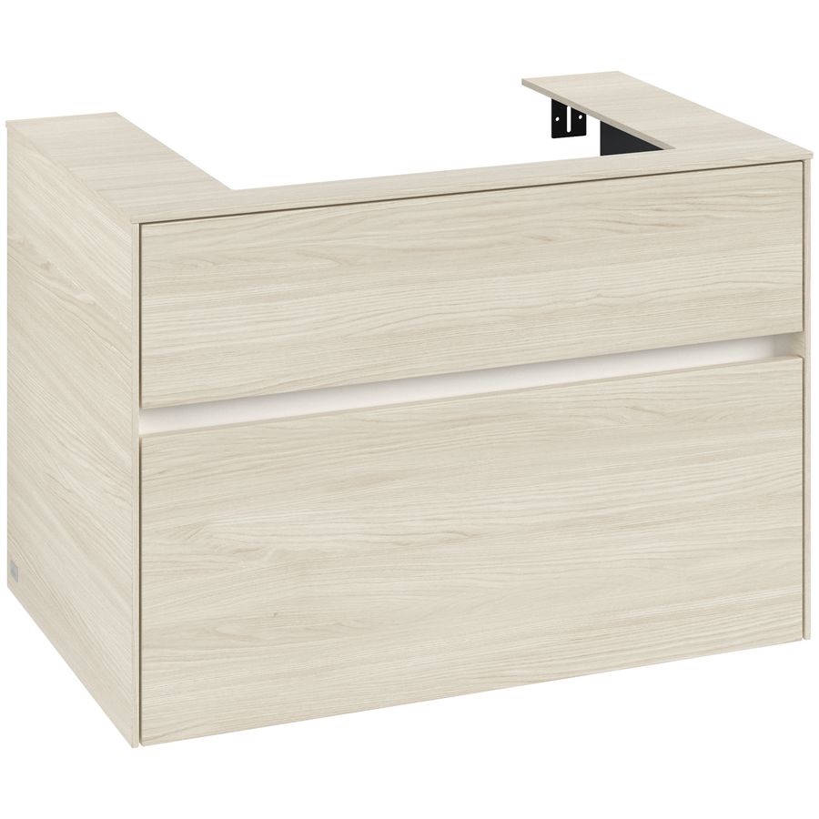 Wastafelonderkast Collaro 800x548x500mm White Oak C08000AA
