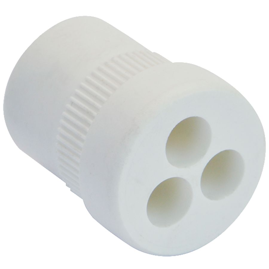Inzetstuk TPE voor wartel PG11/M20x1,5 drl 3x4mm