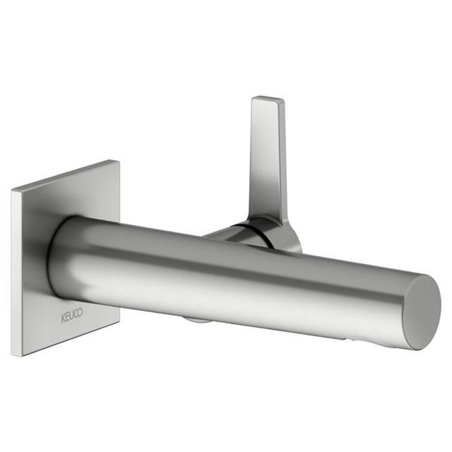 1-hendel wastafelmengkraan opbouwmont. DN 15 vierk/rvs