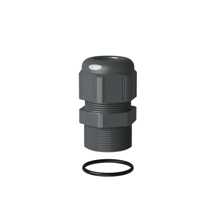 Wartel ISO20 IP68 zonder moer antraciet