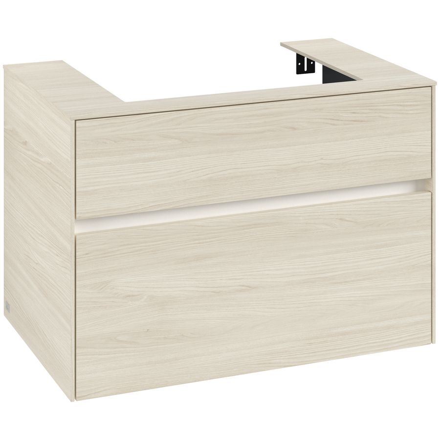 Wastafelonderkast Collaro 800x548x500mm White Oak C080B0AA
