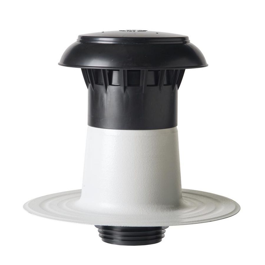 Platdakontluchter Vent-Alu 3000 DW PP kap 110-125mmm PVC-gecoat
