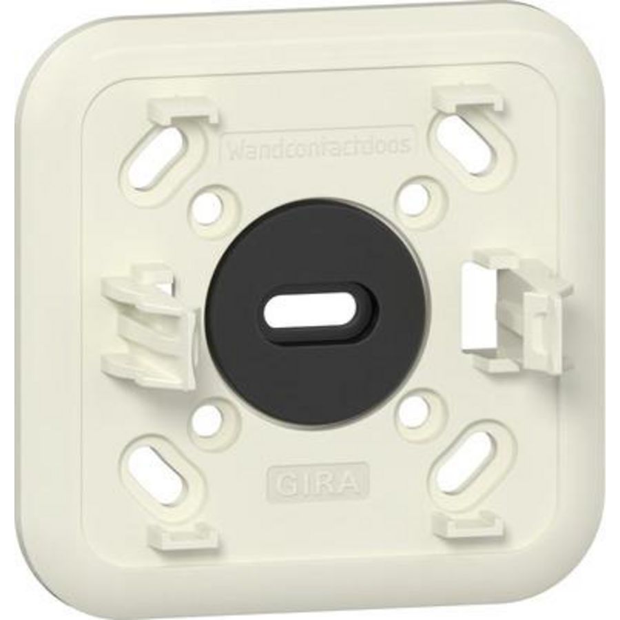 montageplaat 1-v K/P25 wandcontactdoos met randaarde / wandcontactdoos z met randaarde Opbouw