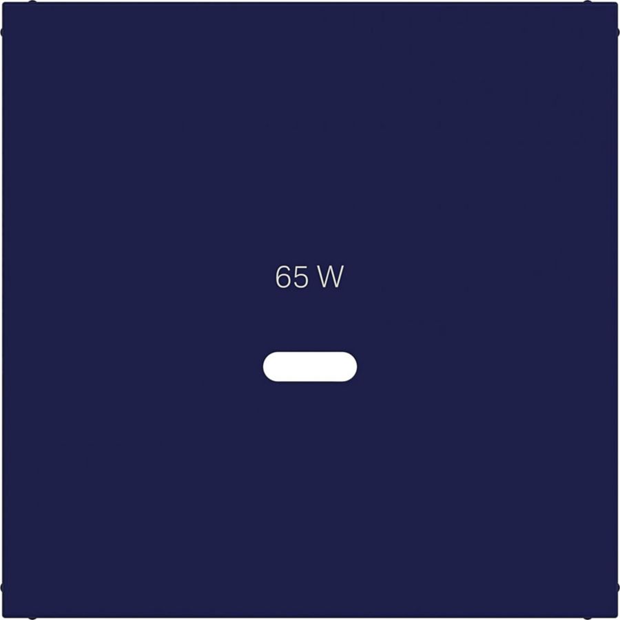 Centraalplaat voor USB-C-contactdoos, A.x/C.x, ocean, halfglanzend