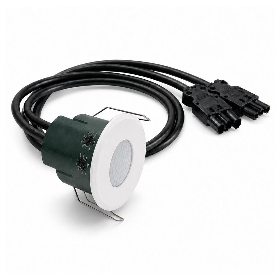 Aanwezigheiddetector plafond PIR 2000W 7M 40m² Wit Wieland