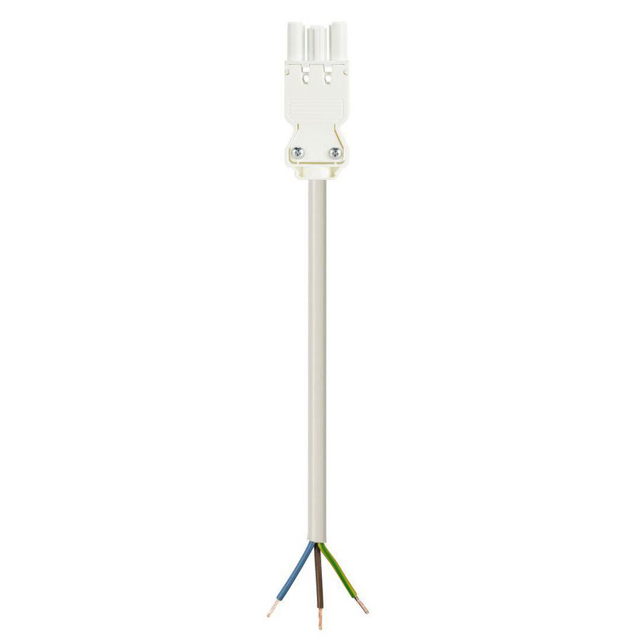 Aansluitsnoer GST18I3 female 2,5mm² 100cm CCA wit VVE=50