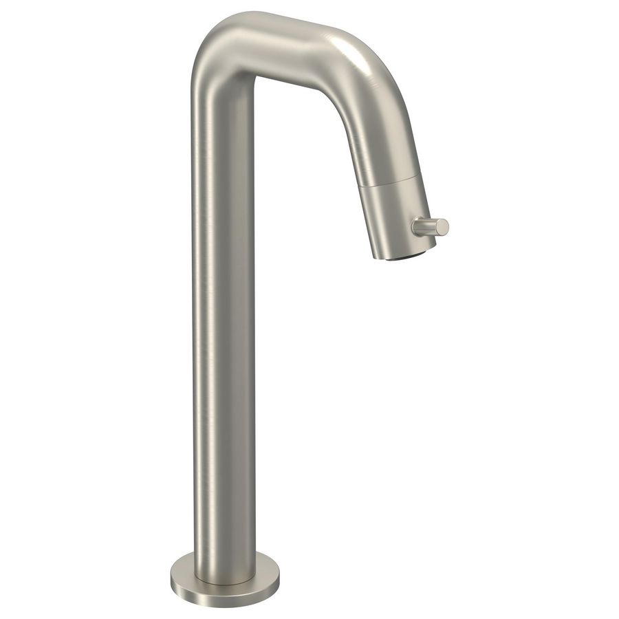 Fonteinkraan BOND contour staand L-size sprong 116mm highriser geborsteld nickel