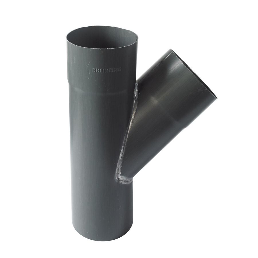 Zinken graphite-grey HWA T-stuk 80mm 45°