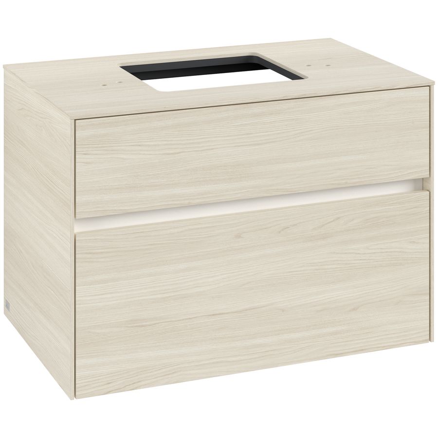 Wastafelonderkast Collaro 800x548x500mm White Oak C124B0AA
