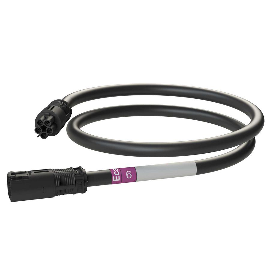 Koppelsnoer AW 6m 5G2,5 zwart Eca VVE=10