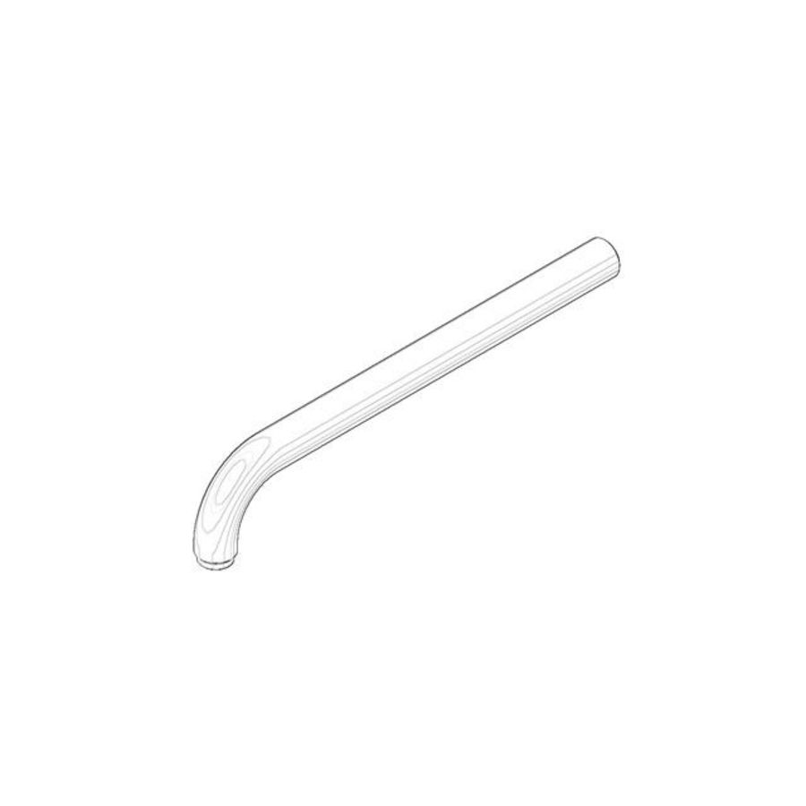 Uitloop 250mm Platina geborsteld 04282211710-06