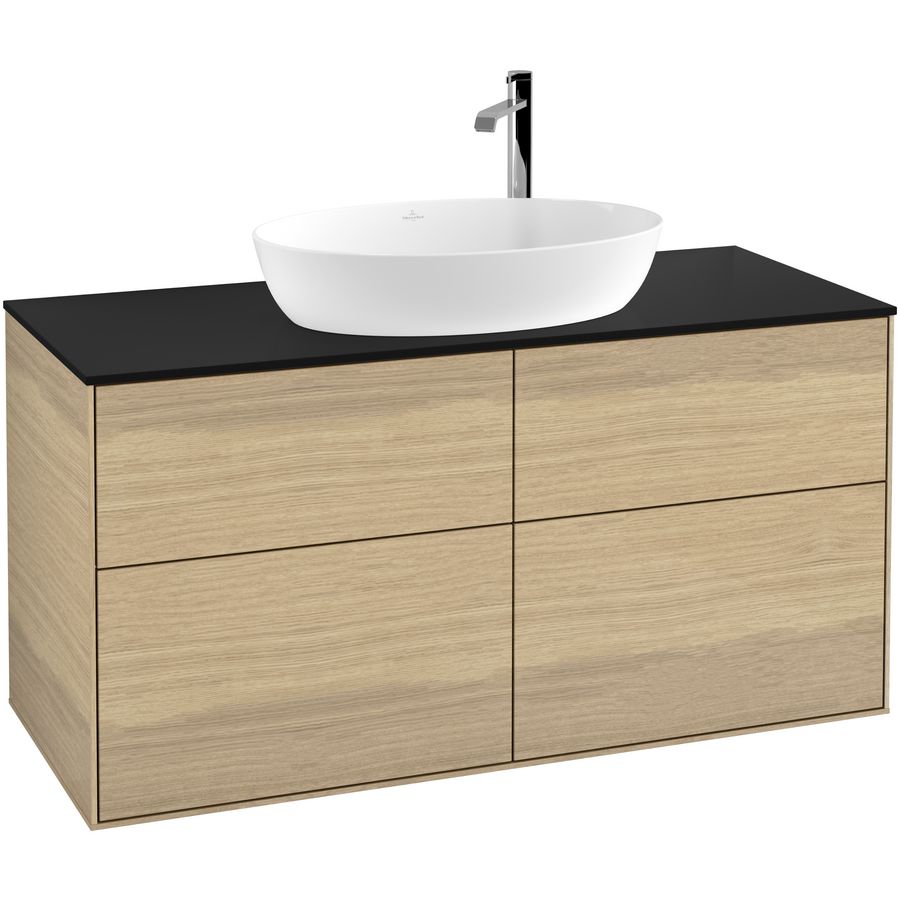 Wastafelonderkast Finion 1200x603x501mm Oak Veneer F91200PC