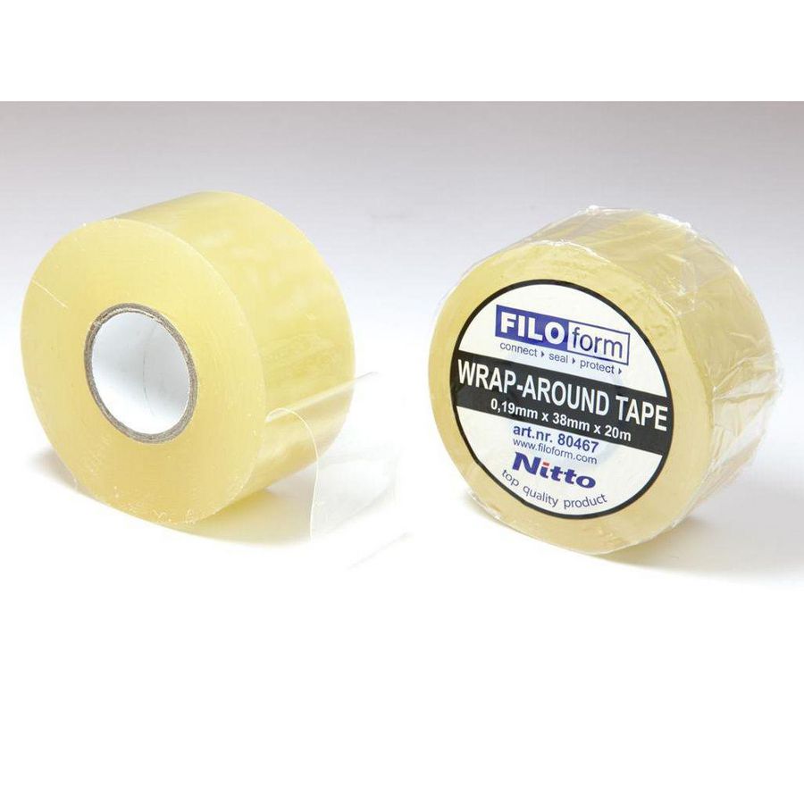 Wikkeltape transparant 38mmx20m 80467A