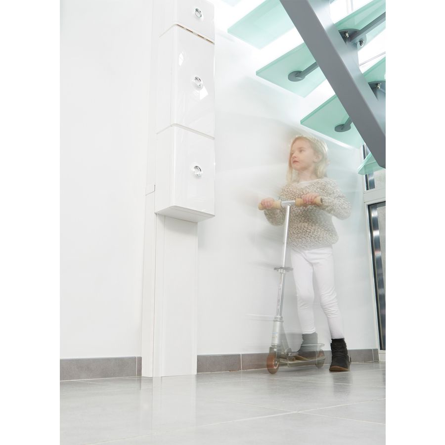 Lengte a 2,6m. Gootset voor verdeler 220x65 DLP