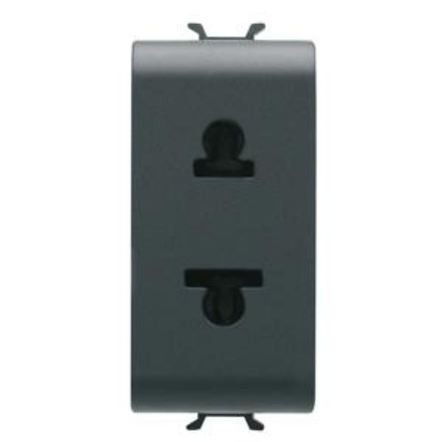 EURO-AMERICAN STANDARD SOCKET- 250/125V ac-2P 15A VVE=12