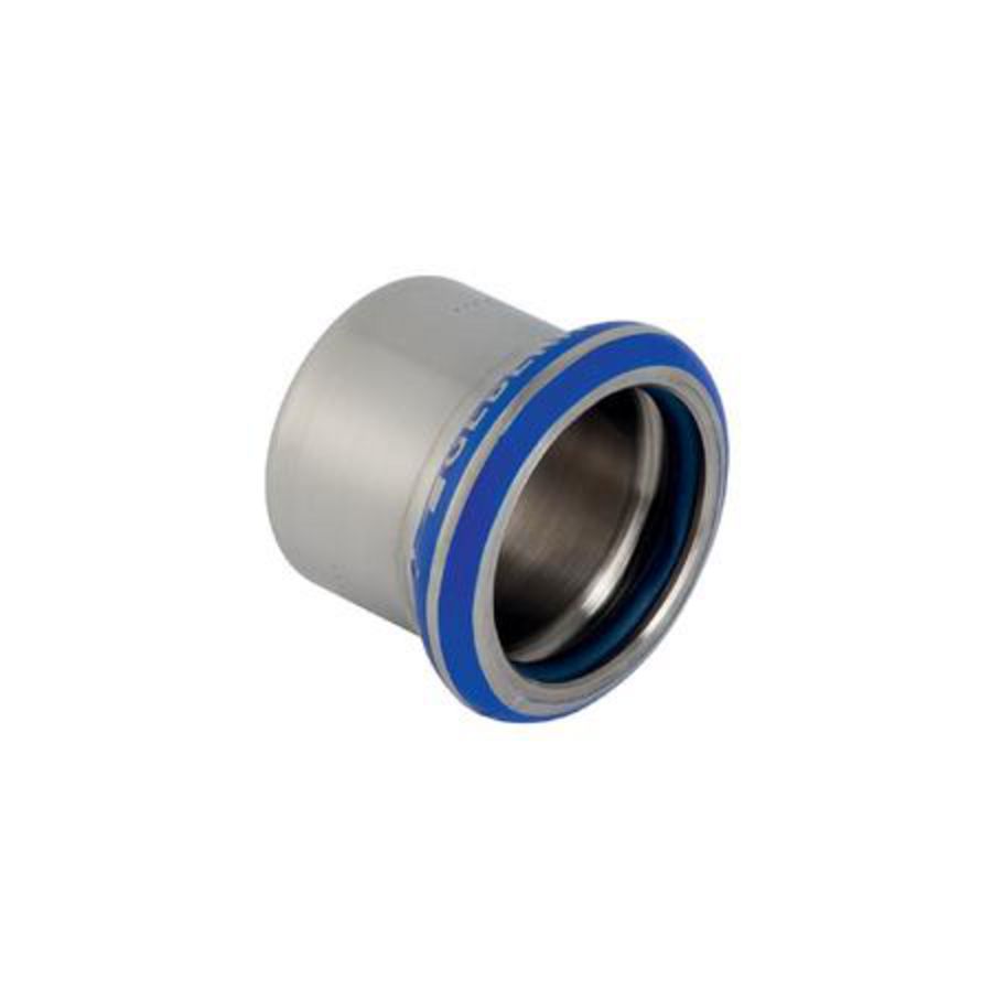 Eindkap / eindstuk MAPRESS RVS FKM blauw 108mm