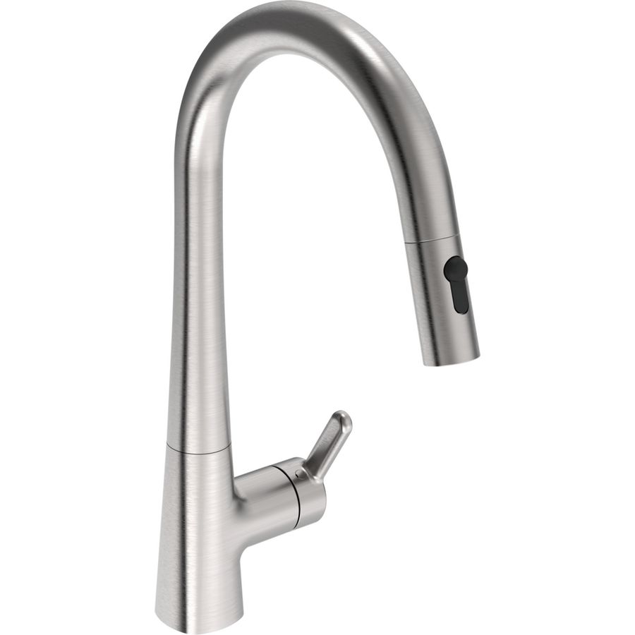 Keukenkraan Eengreeps zijbediend brass Roestvr 5136228380