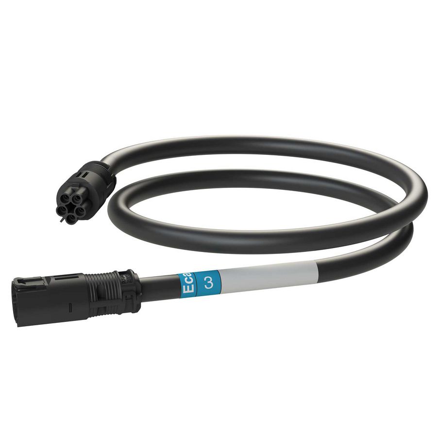 Koppelsnoer AW 3m 5G2,5 zwart Eca VVE=10