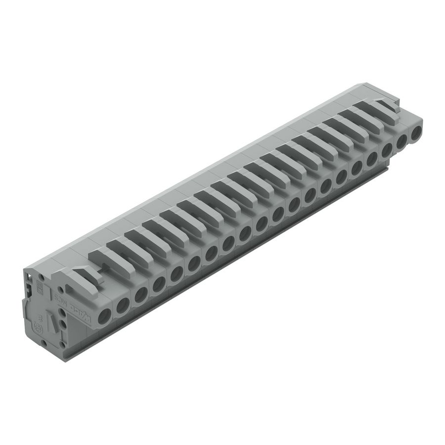 1-draads FE steker HA 2,5mm² grijs 232-120/026-000 VVE=10