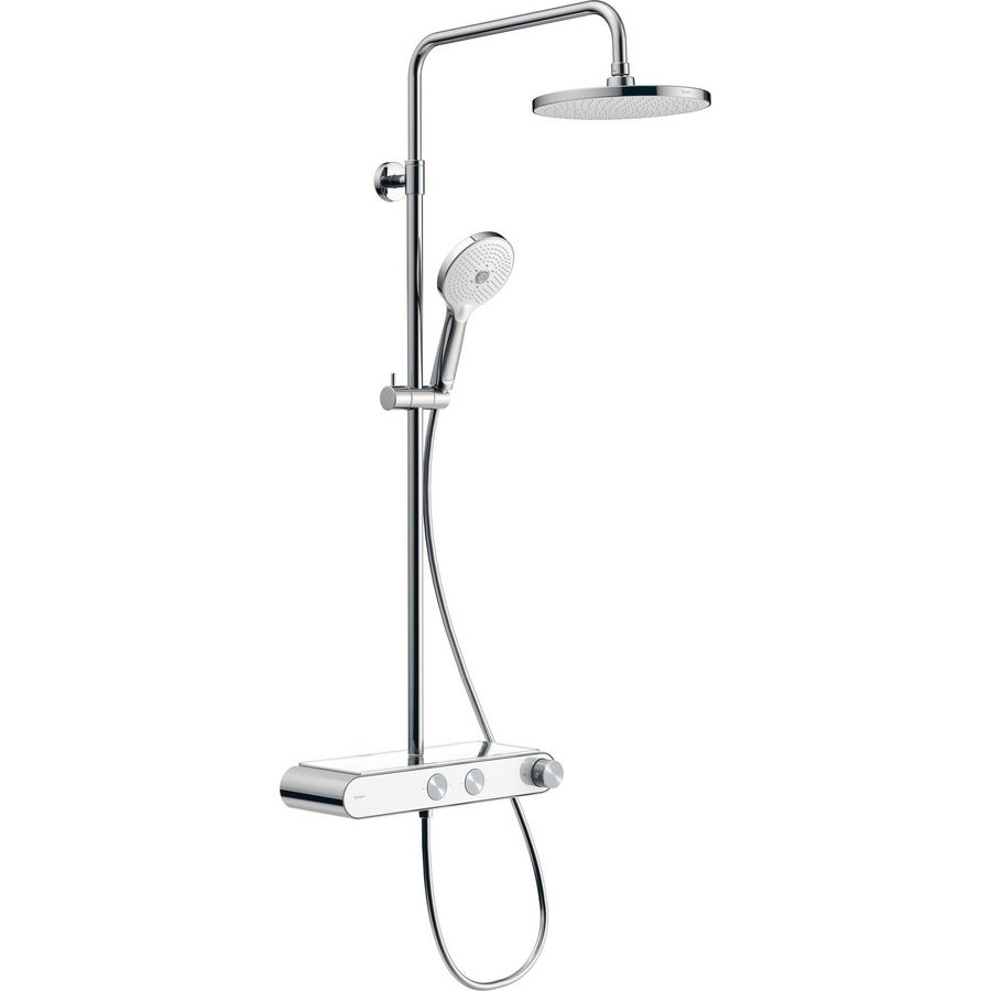 Shower Systems Douchesysteem Chr Wit Hglans 400x524x940mm TH4380008005