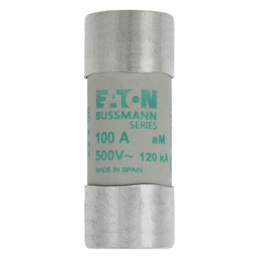 Zekering laagspanning 100A AC 500V 22x58mm aM IEC VVE=10