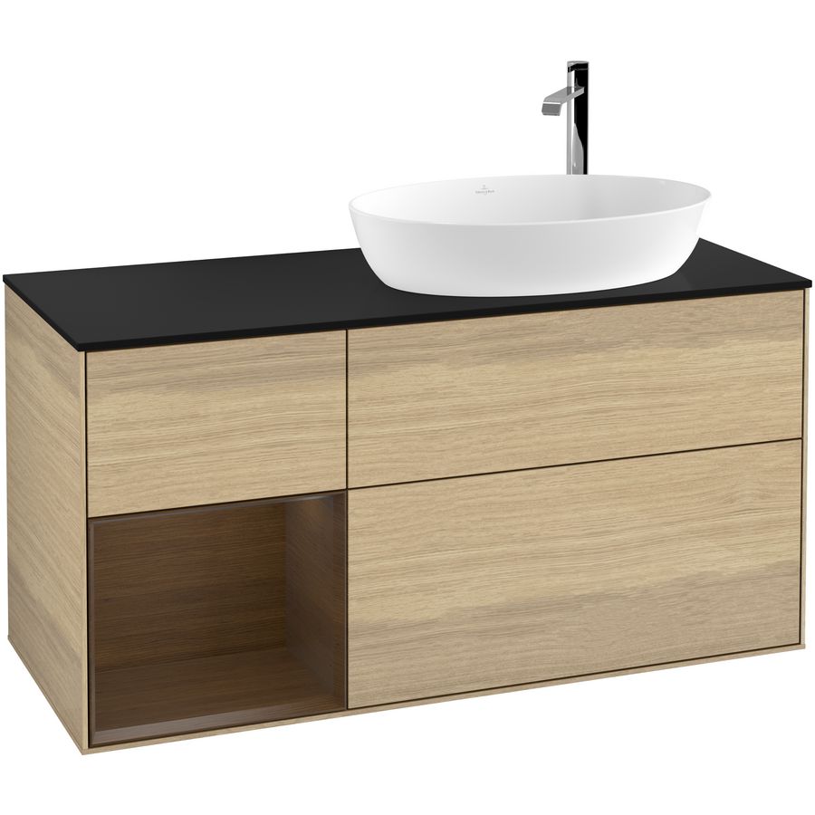 Wastafelonderkast Finion 1200x603x501mm Oak Veneer F922GNPC