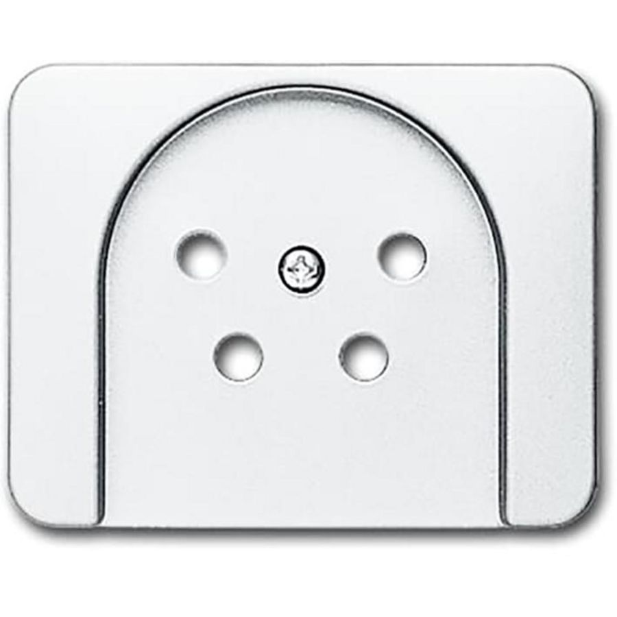 Centraalplaat afd tel contactdoos 4-pens a-titanium (2767-266-503)