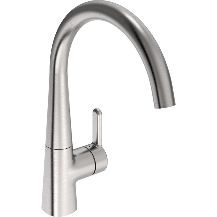 Keukenkraan Eengreeps zijbediend brass Roestvr 5101228380