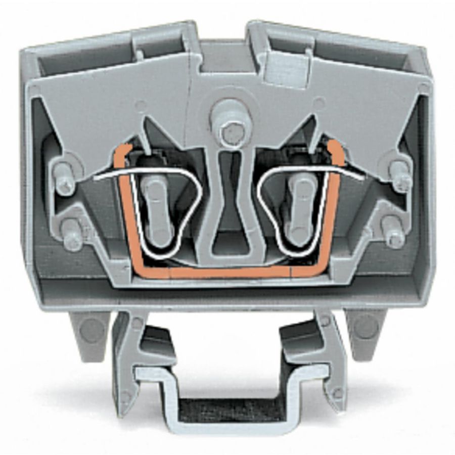 2-draads MINI-rijgklem 2,5mm² test zwart 264-705 VVE=100