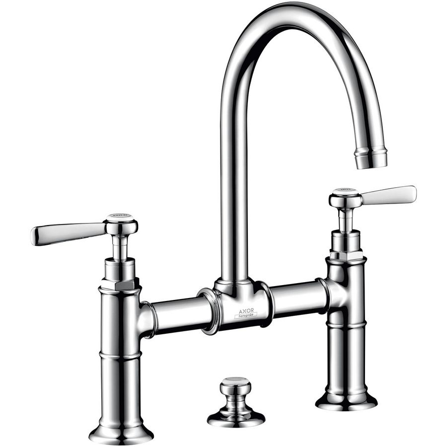 AXOR Montreux 220 2-gats 2-hendel wastafelmengkraan chroom