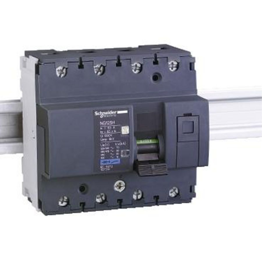 Installatieautomaat 4-polig In= 10A C-karakteristiek NG125H
