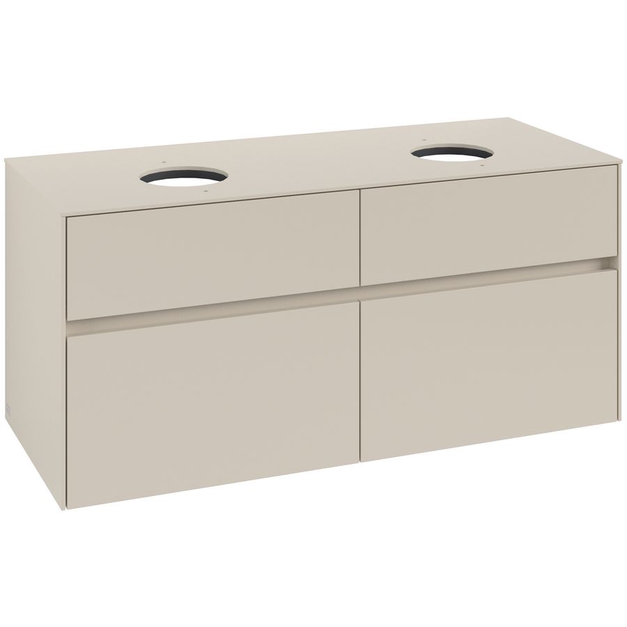 Wastafelonderkast Collaro 1200x548x500mm Cashmere Grey C044B0VN