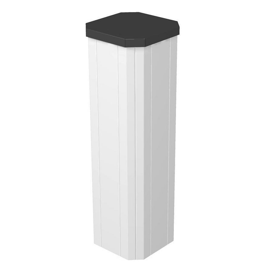 Energiezuil met systeemopening 80 680x212x212 staal puur wit
