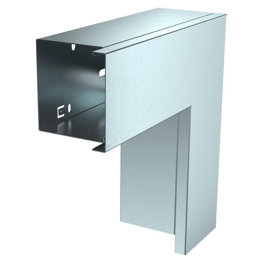 Vlakke hoek with cover 80x80mm Staal sendzimir verzinkt zink