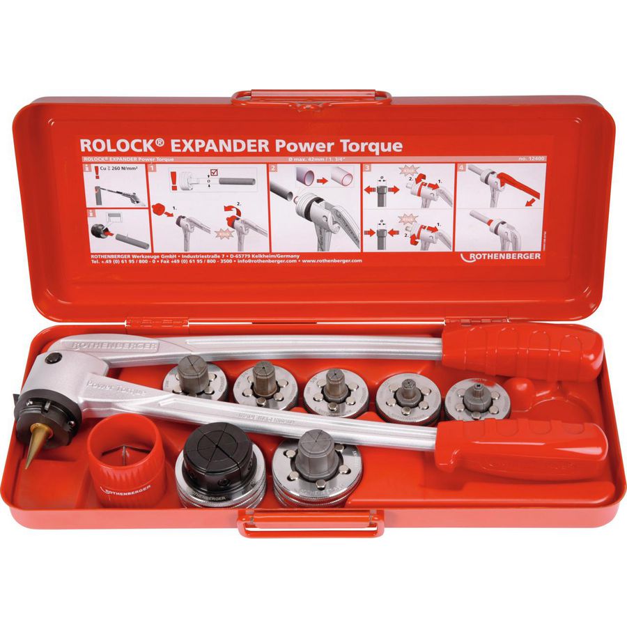 Uitzet set rocam power torque 3/8-1/2-5/8-3/4