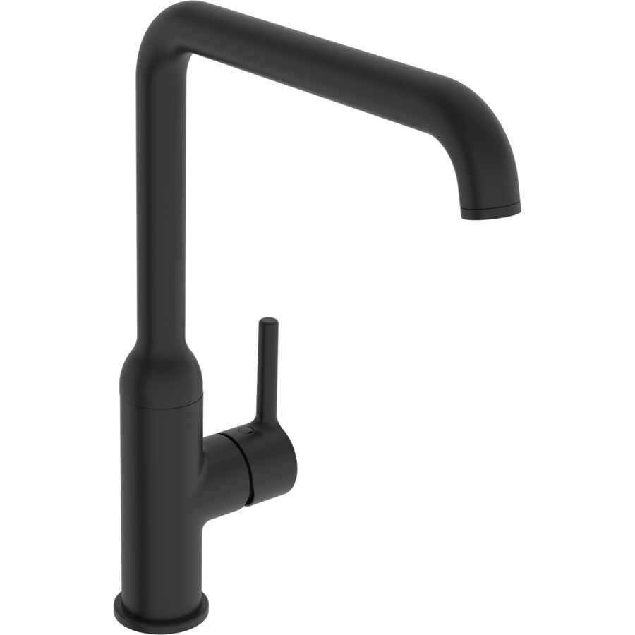 Style, Keukenkraan, Eengreeps, zijbediend, brass, Mat zwar